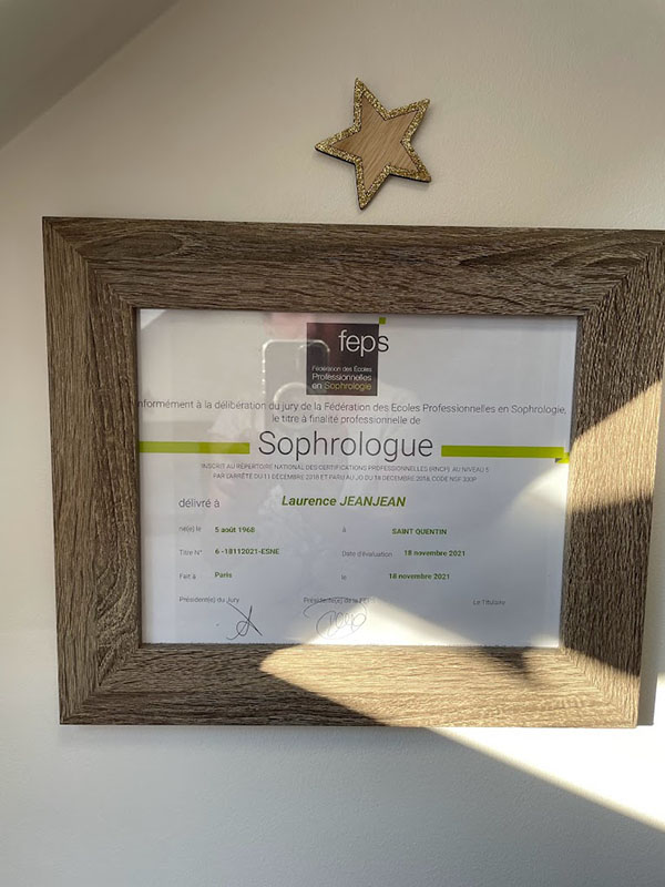 Diplôme de sophrologue FEPS Saint-Quentin